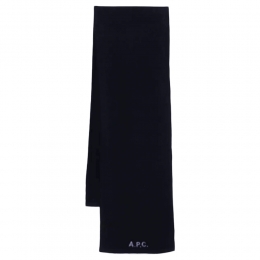 ◆당일◆25FW 윌리엄 WILLIAM 로고 울 스카프 다크네이비 WVBDK M15206 IAK