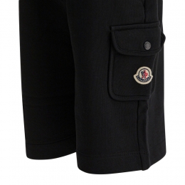 ◆키즈◆여성 로고 패치 포켓 버뮤다 스웻팬츠 블랙 8H000 08 89AKM 999