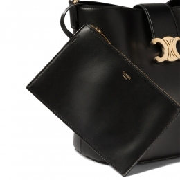 26SS 트리오페 루이지 미디움 버킷백 블랙 116613 FX9 38NO