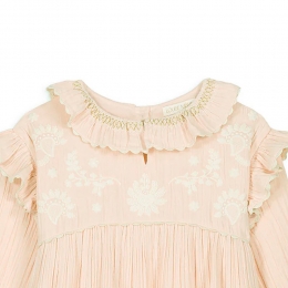 ◆키즈◆24FW 키즈 플로럴 일리 원피스 블러쉬 S0097 BLUSH