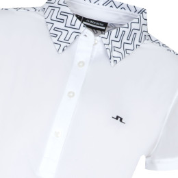 ◆당일◆23SS CARA POLO 백 로고 티셔츠 화이트 GWJT07572 0000