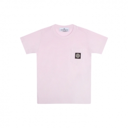 ◆키즈◆키즈 로고 패치 포켓 반팔 티셔츠 핑크 801620347 V0080