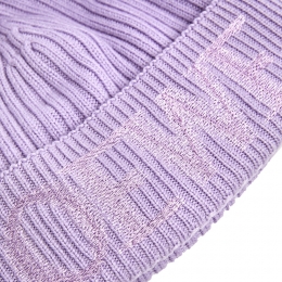 ◆당일◆25SS 로고 자수 울 비니 라일락 F540257X23 6140