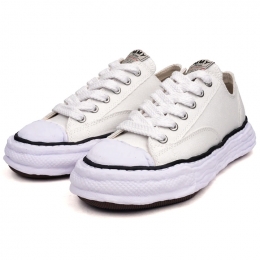 ◆당일◆23FW 피터슨23 OG 솔 캔버스 로우탑 스니커즈 화이트 A11FW702 WHITE