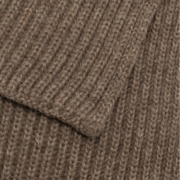 ◆당일◆23FW 골지 울 숏 머플러 네추럴토프 SHORT SCARF NATURAL TAUPE