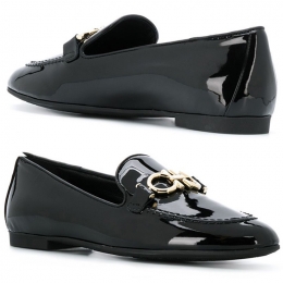 ◆당일◆트리포글리오 1.0 더블 간치니 로퍼 블랙 0727758