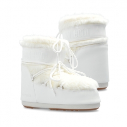 ◆당일◆25FW 아이콘 로우 페이크 퍼 부츠 옵티컬화이트 80D1409390 A002