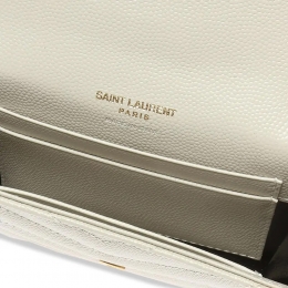 ◆당일◆26SS 금장 모노그램 플랩 카드지갑 크림화이트 414404 BOW01 9207