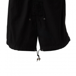 ◆15주년◆후드 롱 조끼 야상자켓 블랙 WL108S 9001