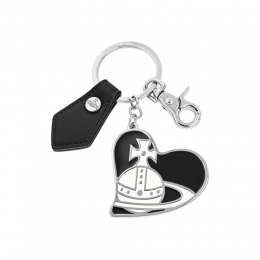 26SS ORB 로고 하트 키링 블랙 8203012TU OM002H N401