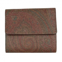 ◆당일◆22FW 디테일 페이즐리 코인 반지갑 브라운 0H796 8010 600