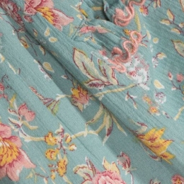 ◆키즈◆23FW 키즈 IRIS 플로럴 패턴 블라우스 블루 B0160 BLROS