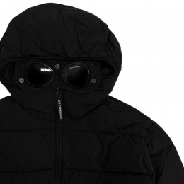 ◆키즈◆여성 크롬 R 고글 후드 패딩 자켓 블랙 19CKOW078C C00L3C00 999