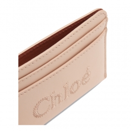 ◆당일◆25FW 로고 자수 카드지갑 시멘트핑크 CHC23SP868I10 6J5