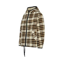 ◆14주년◆KURTIS 체크 후드자켓 에쿠르 MA1244 22A011H 23EC
