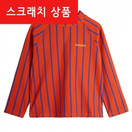 ◆스크래치◆키즈 로고 스트라이프 UV 티셔츠 레드 25280107 42