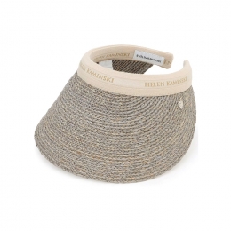 ◆당일◆26SS 비앙카12 라피아 바이저햇 이클립스멜란지/네추럴 HAT52493 BIANCA 12 ECLIPSE MELANGE NATURAL