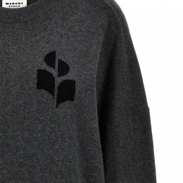 ◆당일◆26SS 마리산스 MARISANS 로고 니트 차콜 PU0053FA A1X05E 02AN