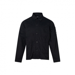 ◆당일◆25FW 렌즈 와펜 가먼트다이 셔츠자켓 블랙 19CMOS079A 110201G 999