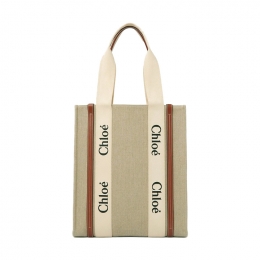 ◆당일◆25FW 우디 로고 토트백 세피아 브라운 CHC24SS366I26 27S
