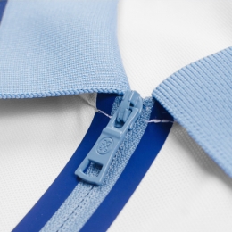 ◆당일◆22FW 엠보 로고 배색 카라 티셔츠 화이트 G4MF22K49 SNO