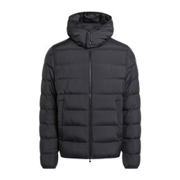 ◆당일◆25FW 몬트브로크 MONTBROCQ 로고 패치 후드 패딩 자켓 블랙 1A002 24 597YW 999
