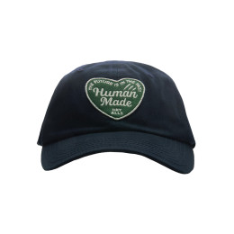 26SS 하트 로고 6패널 트윌 볼캡 네이비 HM31GD018 NAVY