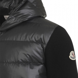 ◆당일◆25FW 로고 패치 울 믹스 패딩자켓 블랙 9B000 41 M1131 999