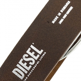 ◆당일◆26SS B-IDR 은장 D 버클 벨트 브라운 X08516 PR666 T2348