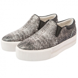 ◆14주년◆카르마 KARMA 슬립온 블랙/화이트 105527 002