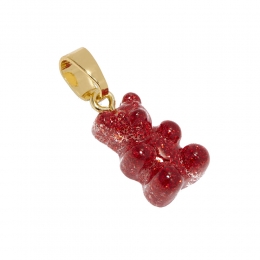 ◆당일◆24SS 노스탤지어 베어 펜던트 레드벨벳 NOSTALGIABEAR CLA REDVELVET