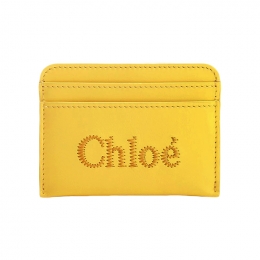 ◆당일◆25FW 로고 자수 카드지갑 허니골드 CHC23SP868I10 746