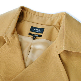 ◆당일◆23SS 더블 브레스트 벨트 코트 카멜 PSADA F01295 CAB