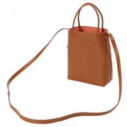 ◆당일◆25FW 센스 로고 자수 마이크로 토트백 카라멜 CHC23UP873I10 247