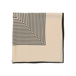 26SS 센터드 모노그램 실크 스카프 크림 211-853-801-901