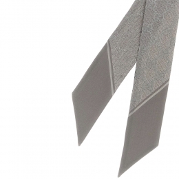 ◆당일◆26SS GG 프린트 실크 넥보우 라이트그레이 812250 3G001 1900