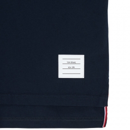 ◆당일◆26SS 사선 완장 숏 슬리브 티셔츠 네이비 FJS102G 07862 415