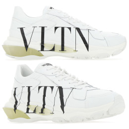 ◆11주년◆VLTN 바운스 스니커즈 화이트 UY2S0B21 RKW A01