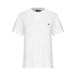◆당일◆25FW 베나코 VENACO 자수 로고 티셔츠 화이트 2525976021 001