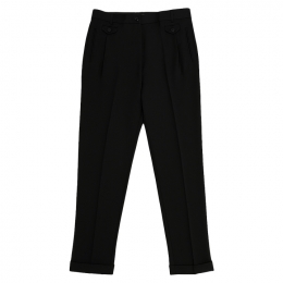 ◆14주년◆코인포켓 디테일 투턱 슬랙스 블랙 FTACXT FUBBF CA00985