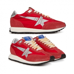 ◆당일◆25FW 여성 러닝 마라톤 M77 스니커즈 레드실버 GWF00683 F005492 40399