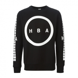 ◆14주년◆원형로고 맨투맨 블랙 HMBA001F15002015 1001