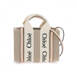 ◆당일◆25FW 우디 미니 토트백 시멘트핑크 CHC22AP237I26 6J5