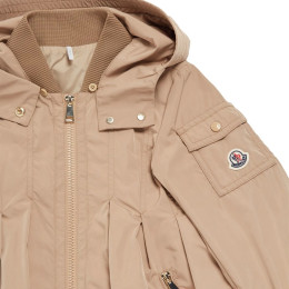 ◆키즈◆24SS 여성 ARILD 로고패치 후드 롱 자켓 베이지 1C000 11 5979X 202