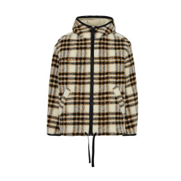 ◆14주년◆KURTIS 체크 후드자켓 에쿠르 MA1244 22A011H 23EC