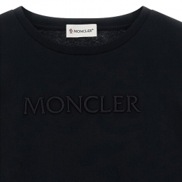 ◆키즈◆키즈 로고 패치 엠보 로고 반팔 티셔츠 블랙 8C000 09 89AT9 999