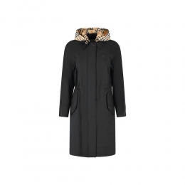 26SS 뉴버리 NEWBURY 후드 롱 자켓 블랙 8120897