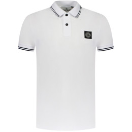 ◆당일◆24SS 로고 패치 슬림핏 폴로 티셔츠 화이트 80152SC18 A1001