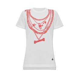 ◆당일◆25FW 체인 페루 티셔츠 화이트 3G01003V J001M A401