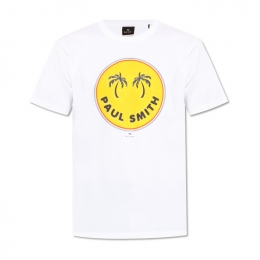 ◆당일◆25FW 팜트리 레귤러핏 티셔츠 화이트 M2R 011R PP5133 01